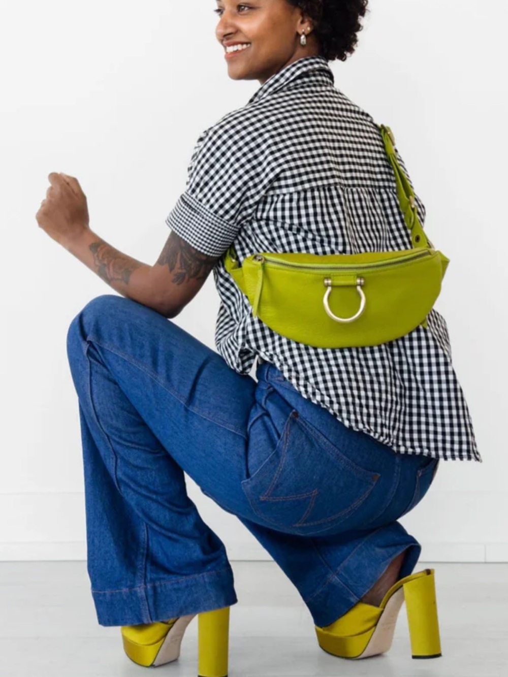 Sapahn Buttery Soft Leather Poole Belt Bag